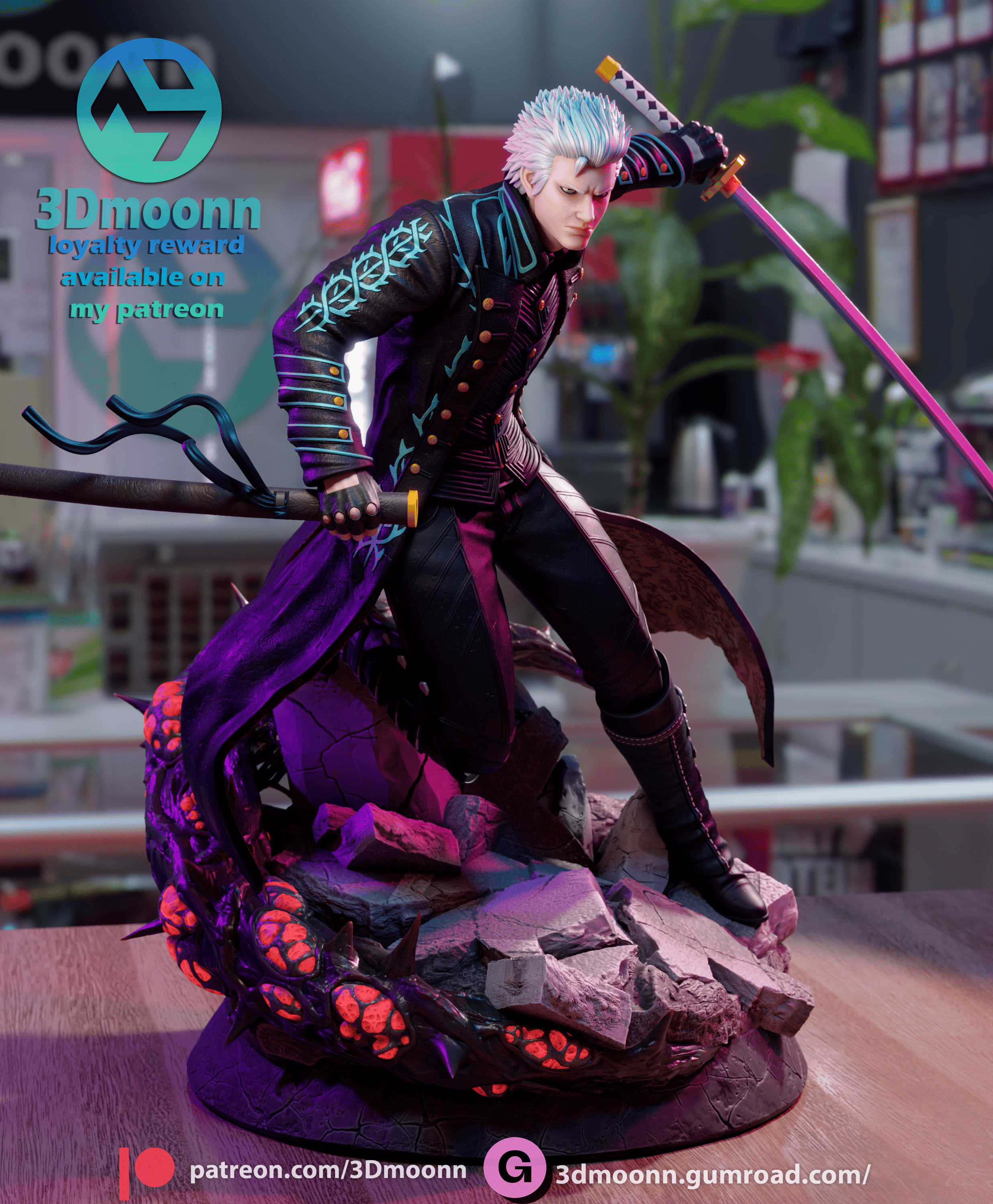 Vergil Statue
