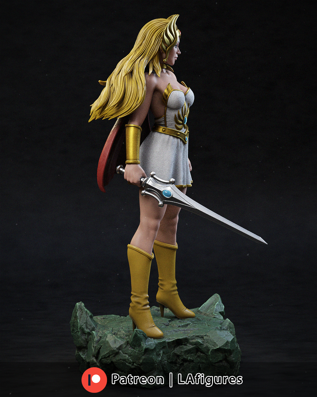 Heroic Princess Statue