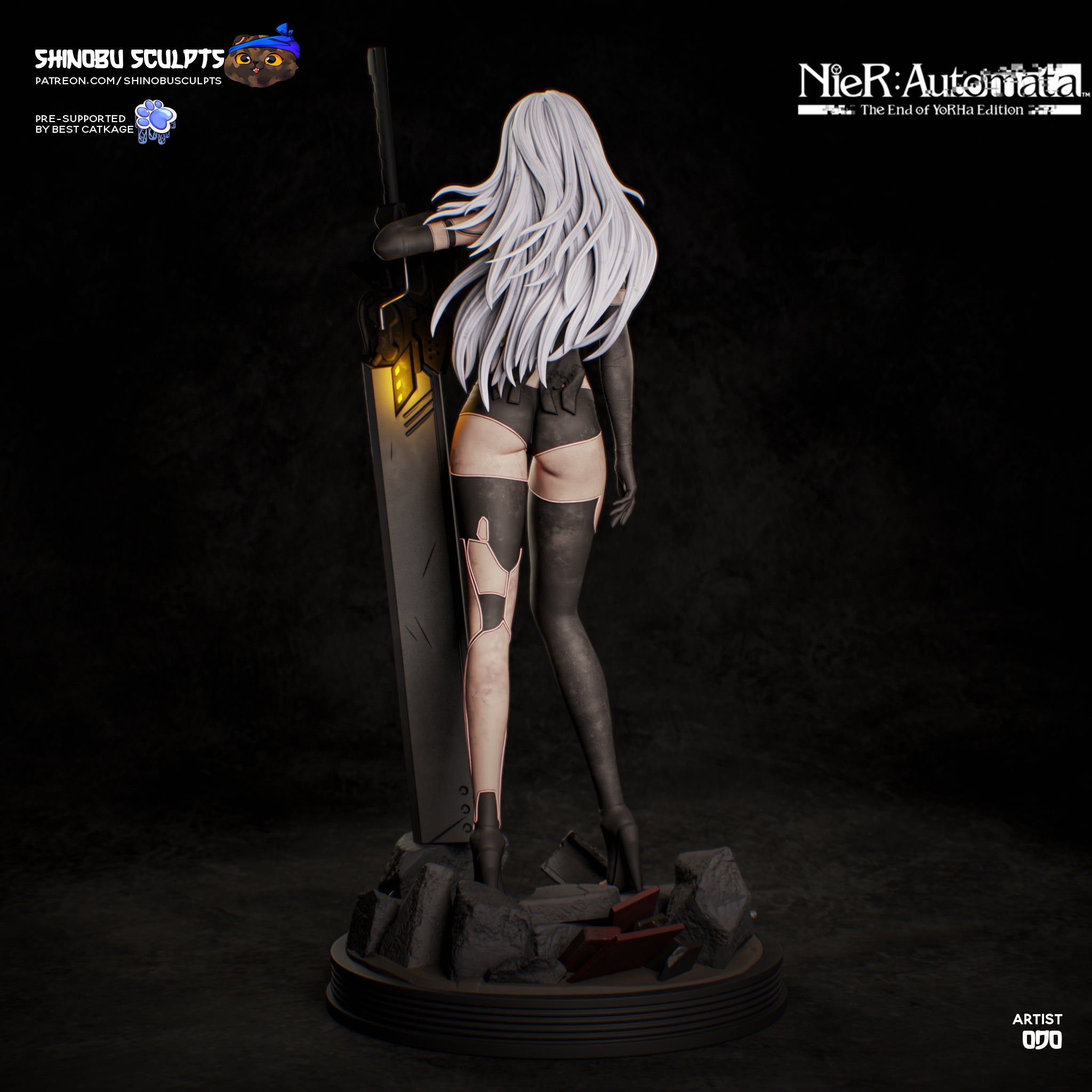 Battle Android Statue