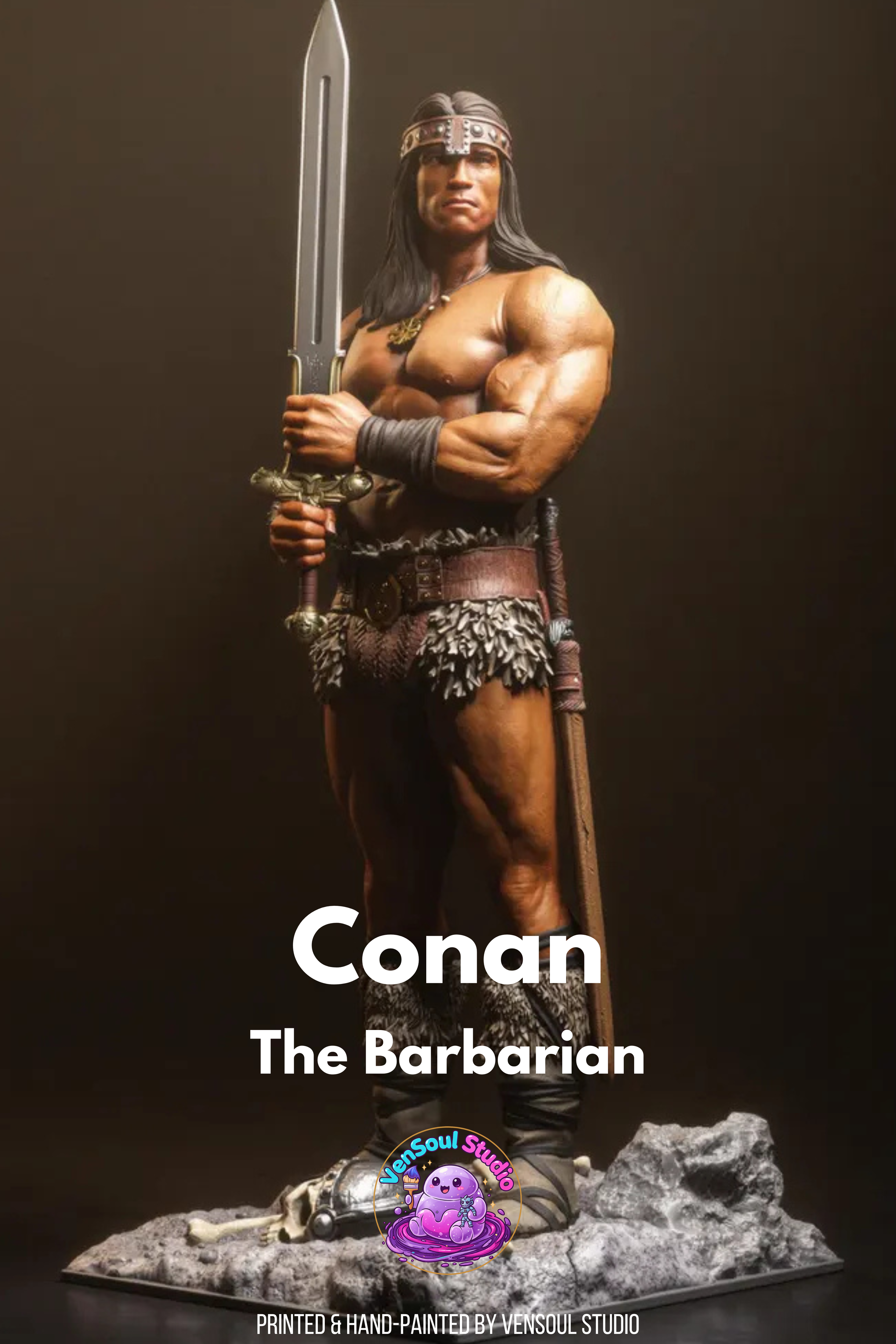 Savage Barbarian Statue