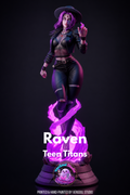 Raven Dark Sorceress Statue