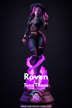 Raven Dark Sorceress Statue