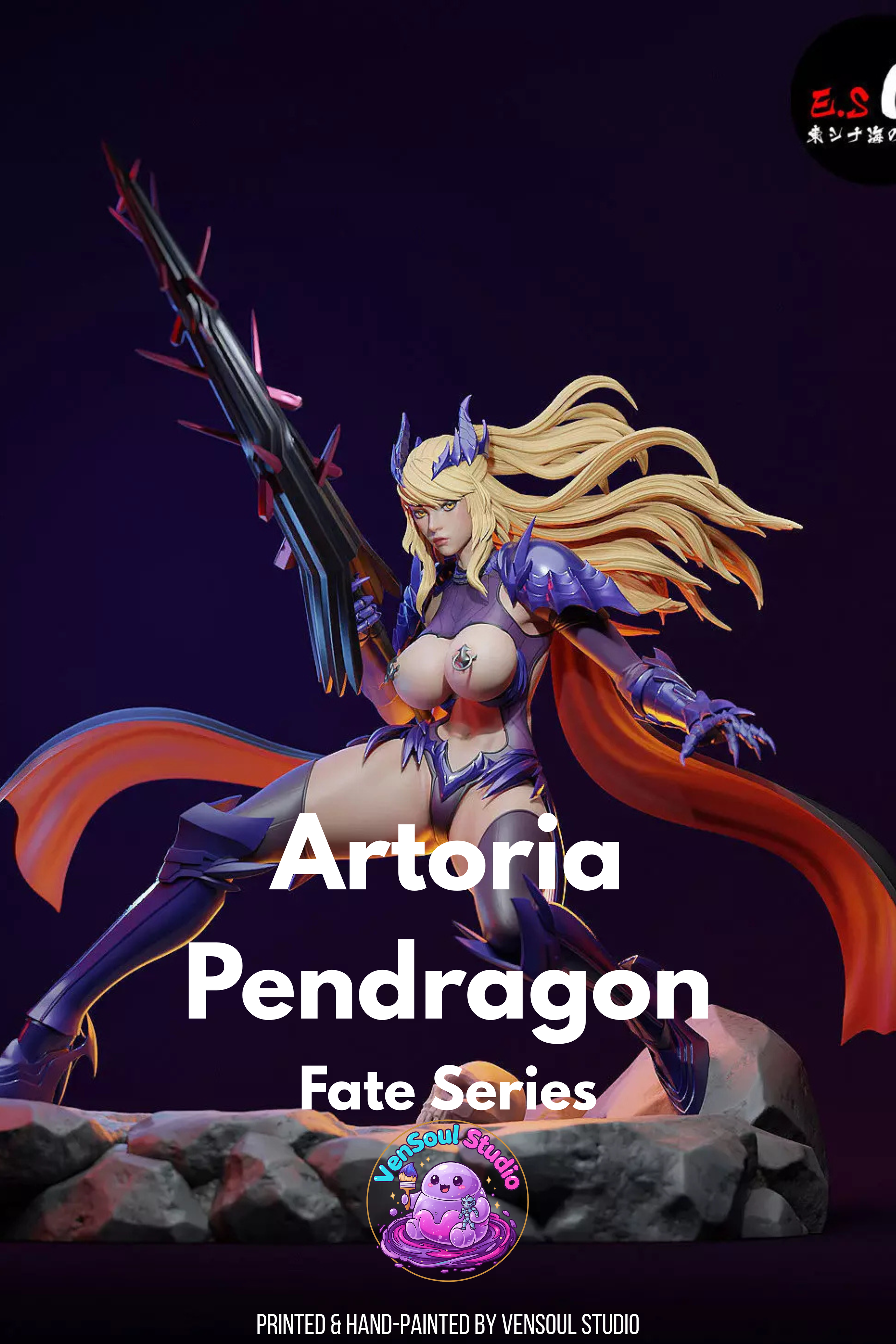 Saber Knight Queen Statue