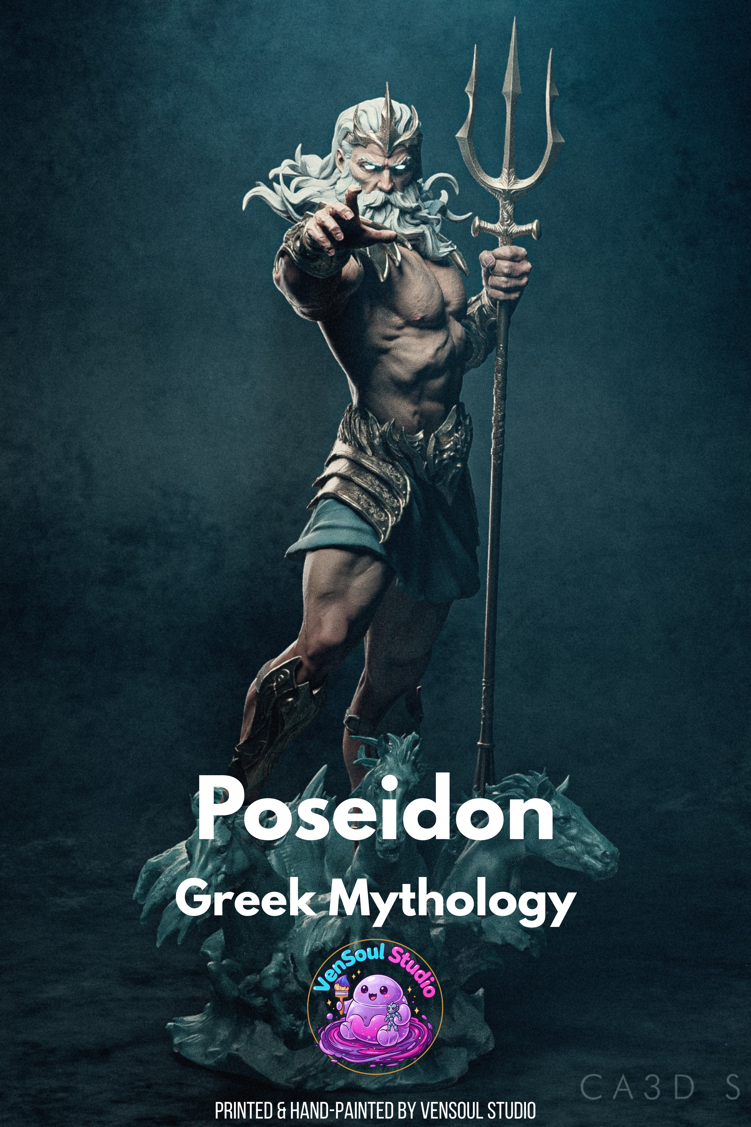 Poseidon Sea God Statue