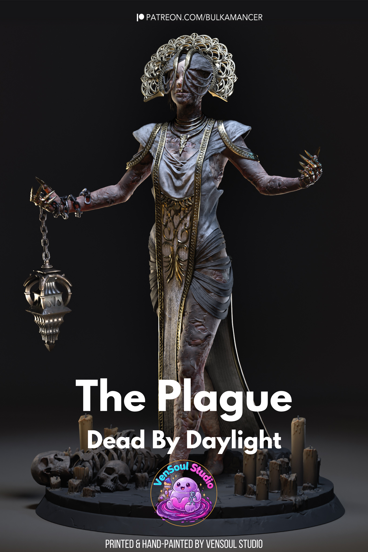 Ancient Corrupted Priestess Statue