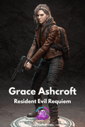 Horror Survivor Heroine Statue