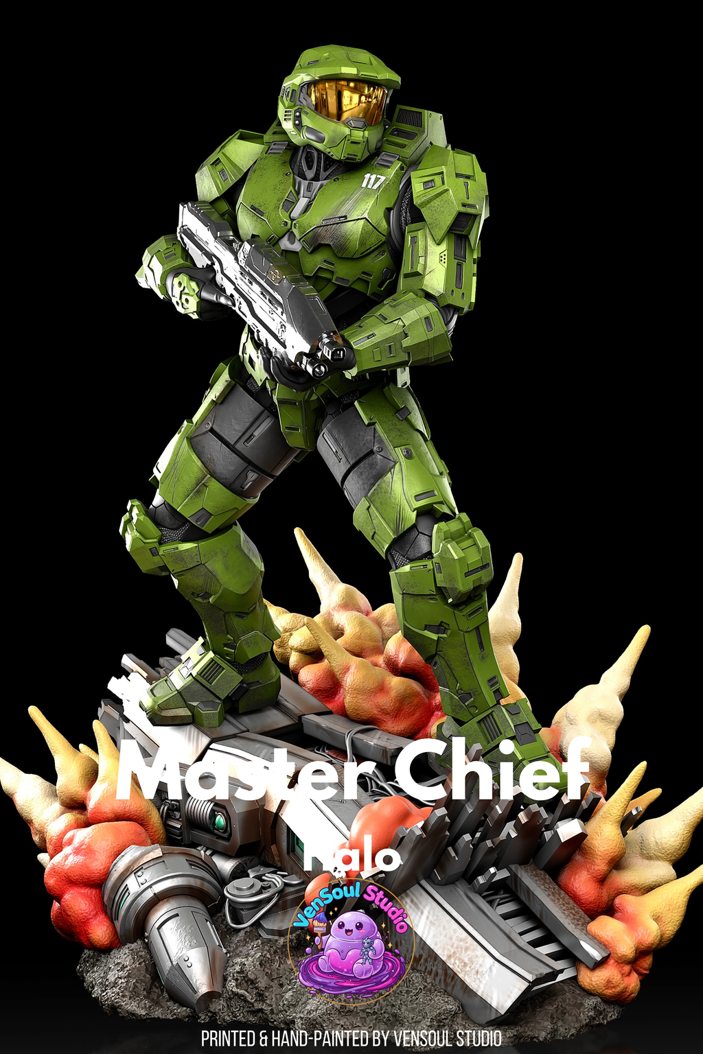 Spartan Super Soldier Statue