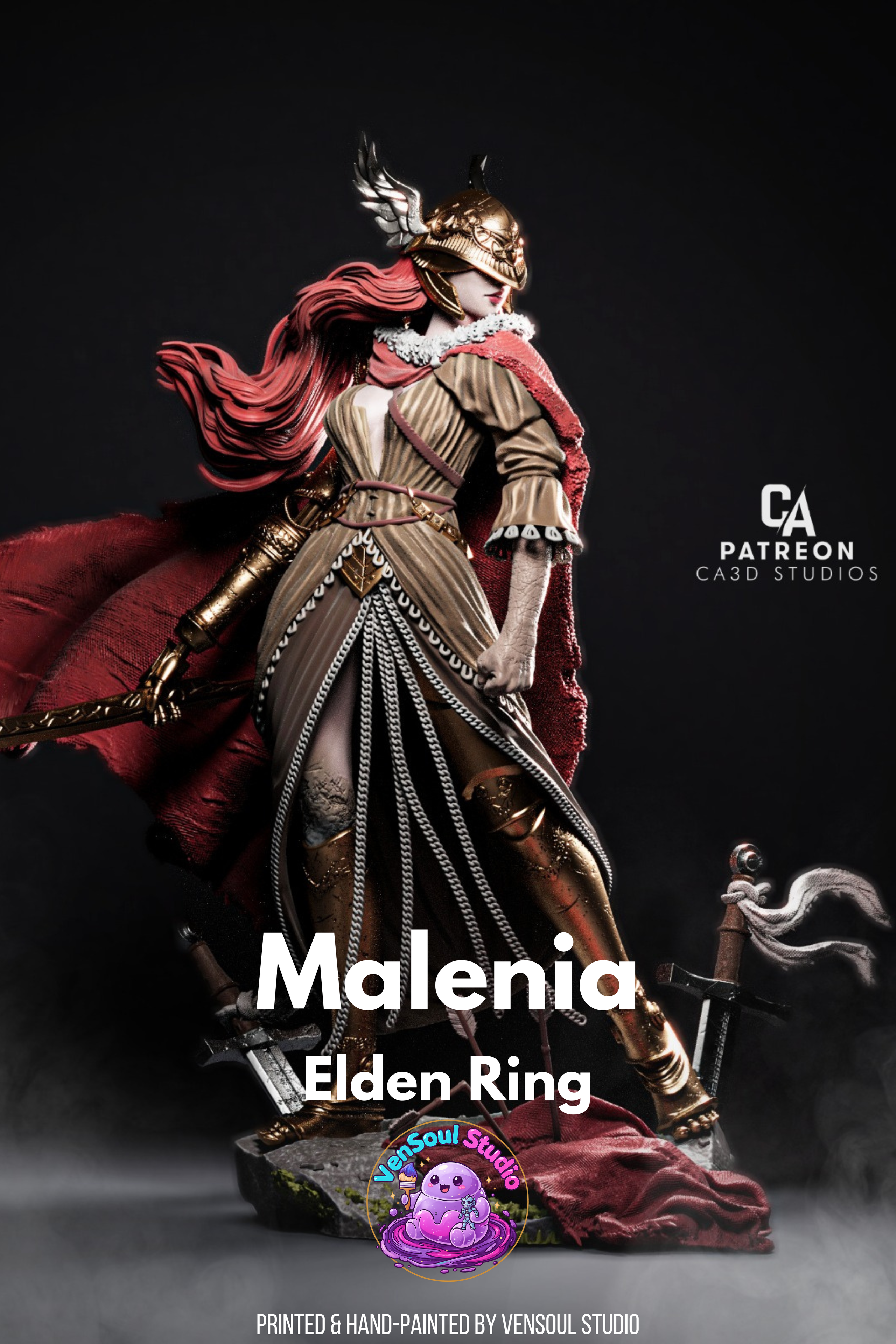 Scarlet Valkyrie Statue