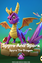 Spyro And Sparx Statue