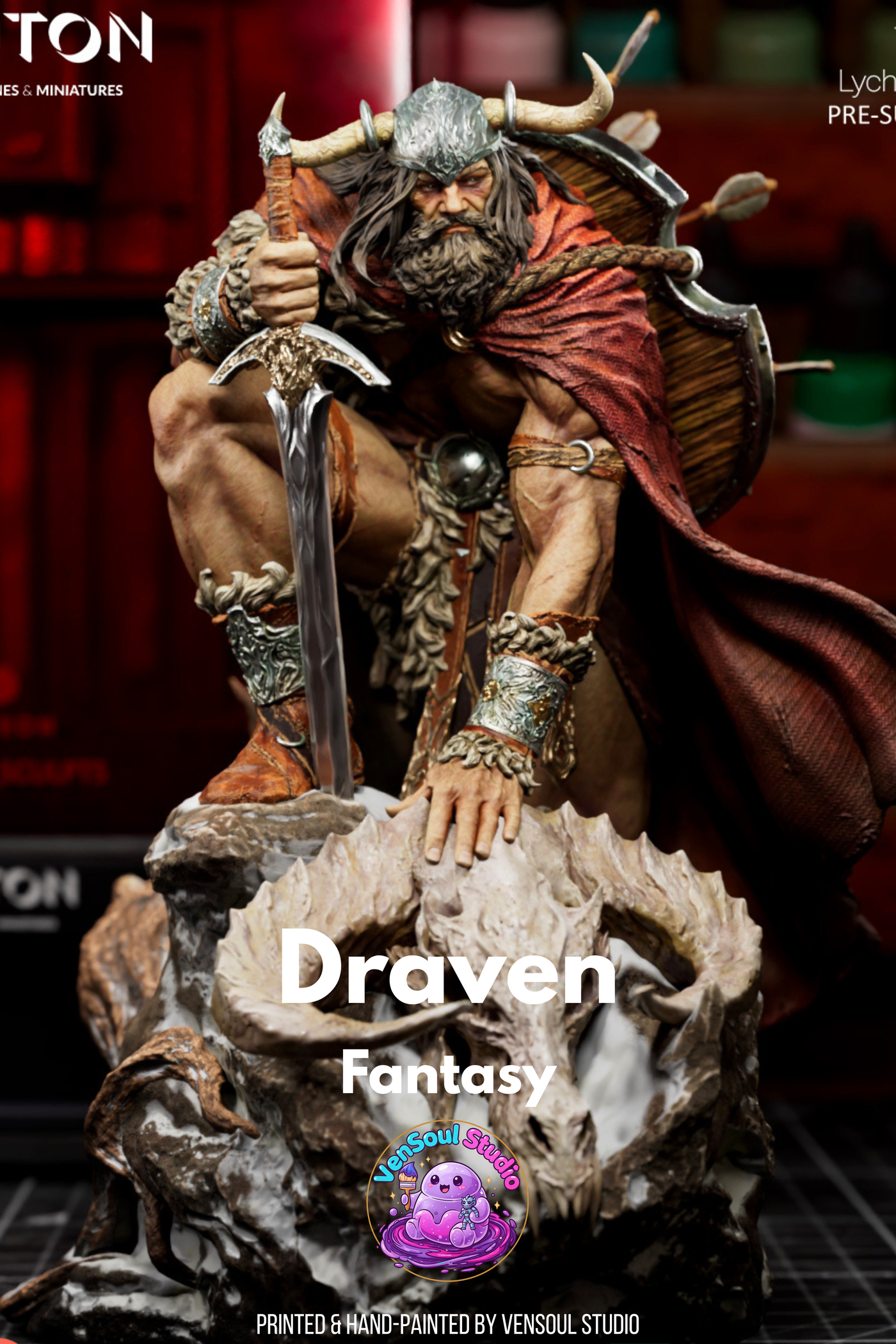 Draven King Statue
