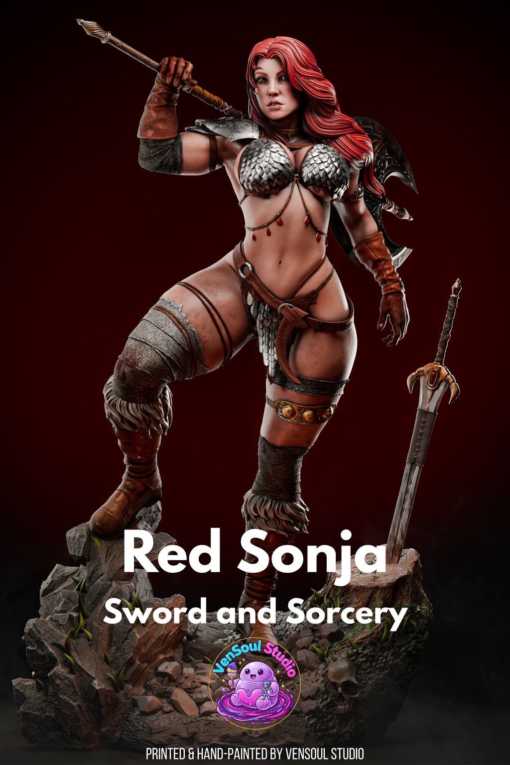 Red Sonja Statue