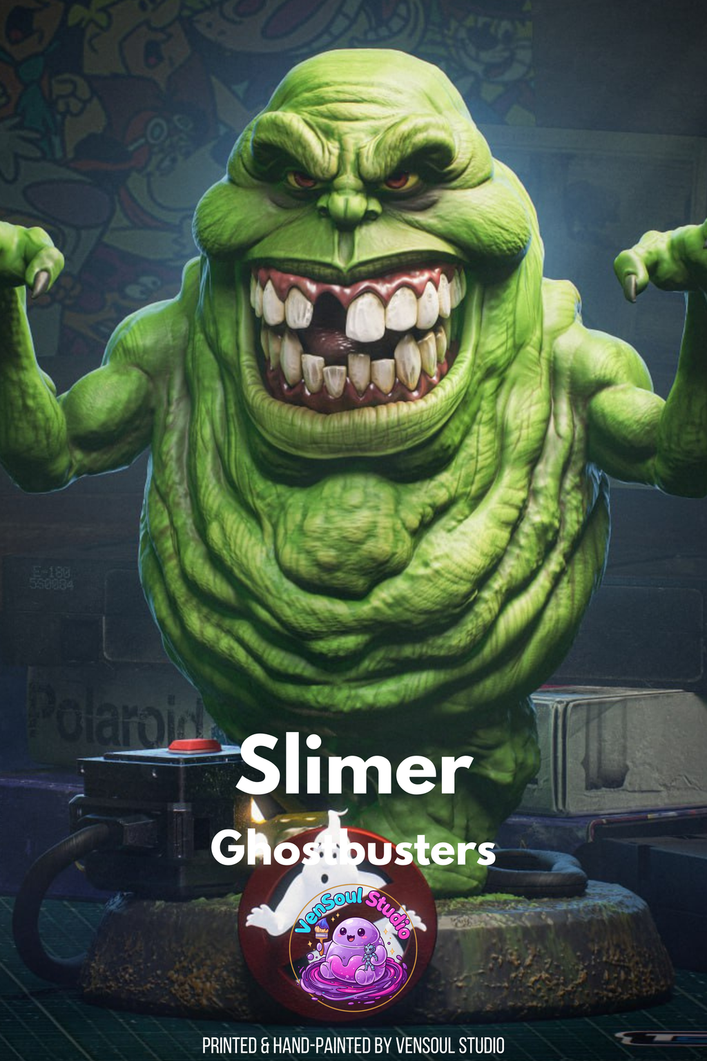 Green Ghost Statue