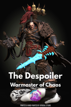 Chaos Warmaster Statue