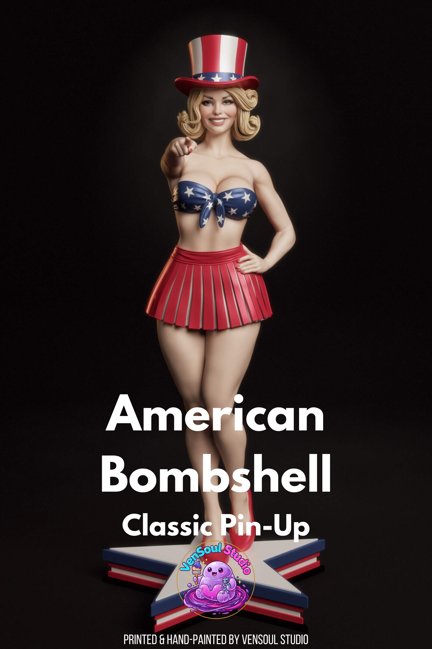 American Pin-Up Statue