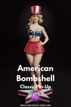 American Pin-Up Statue