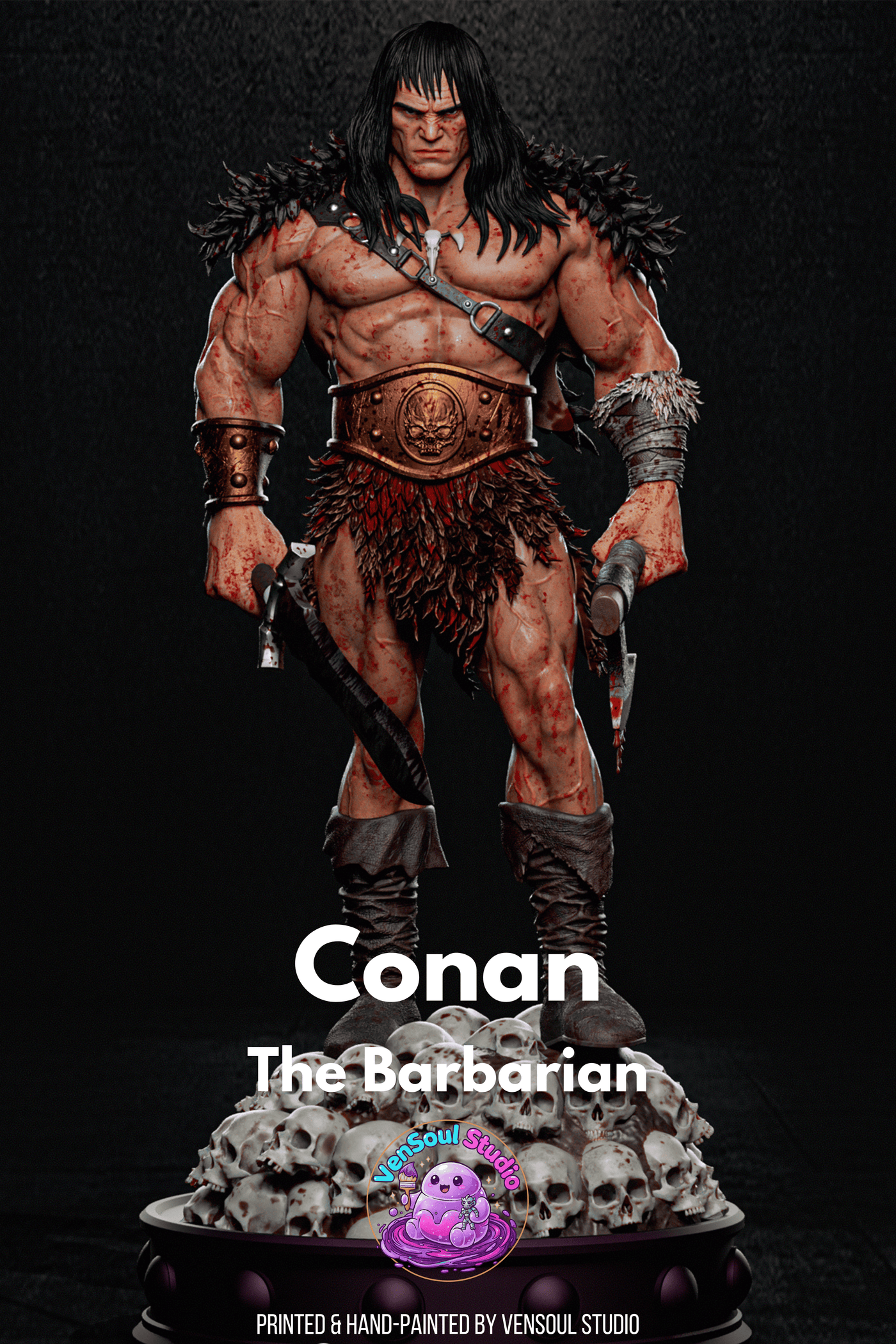 Cimmerian Warlord Statue