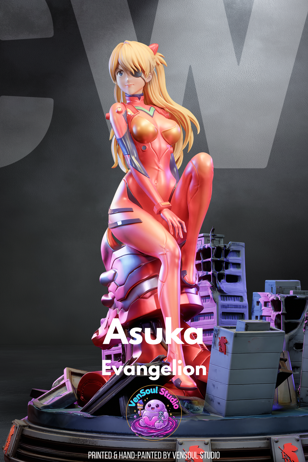 Crimson Second Pilot Statue