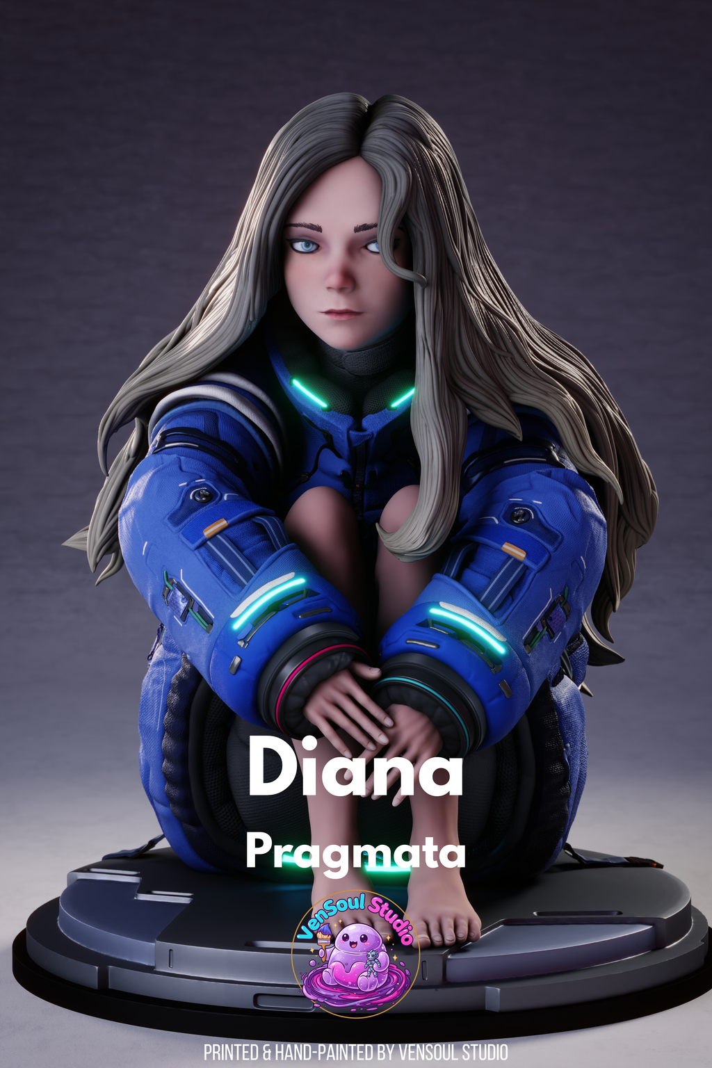 Lunar Android Statue