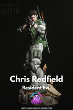 Chris Redfield R.E. Statue