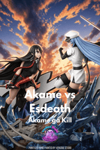 Akame vs Esdeath Diorama