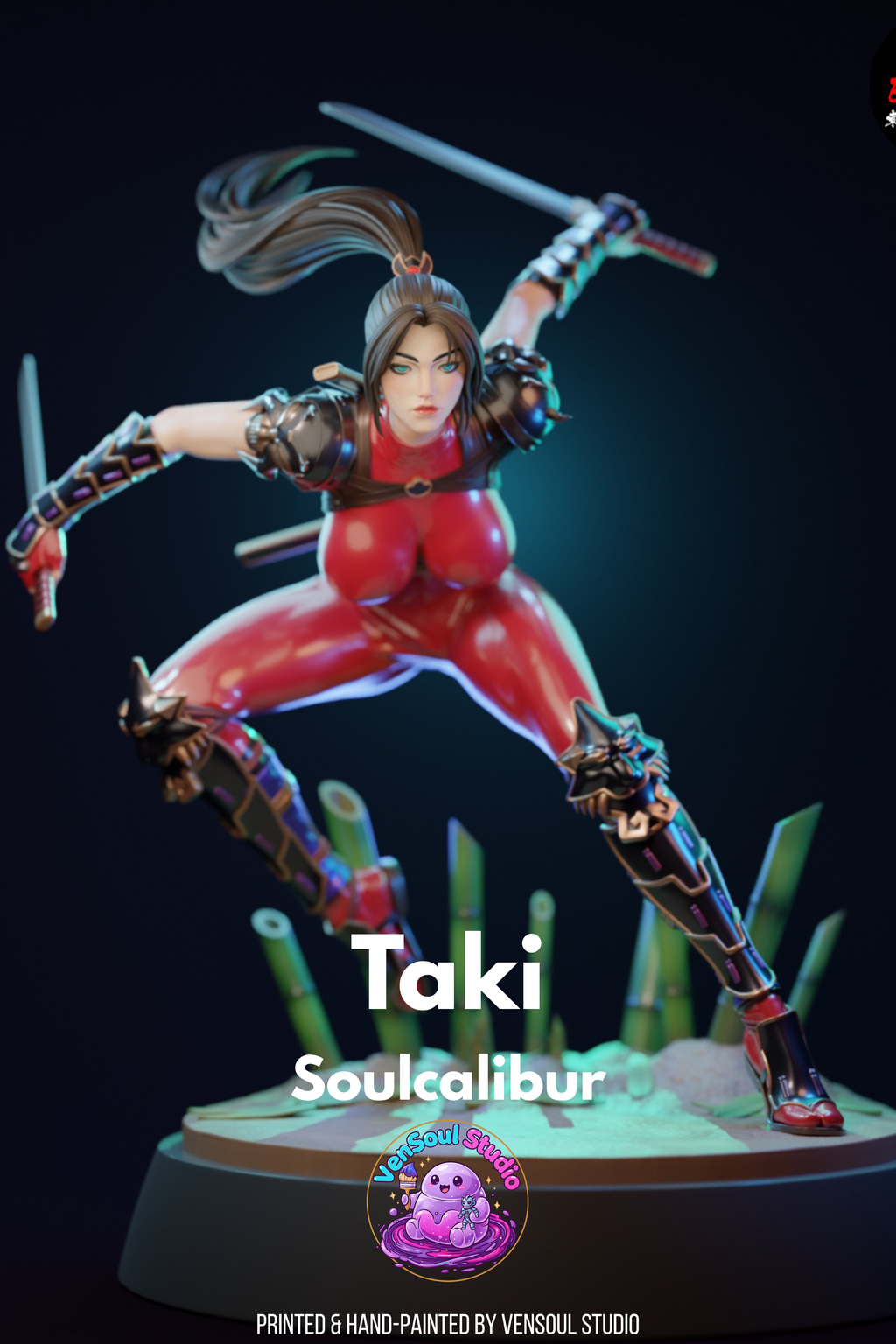 The Crimson Kunoichi Statue