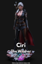 Ciri Witcher Statue