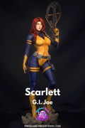 The Crimson Operative Statue