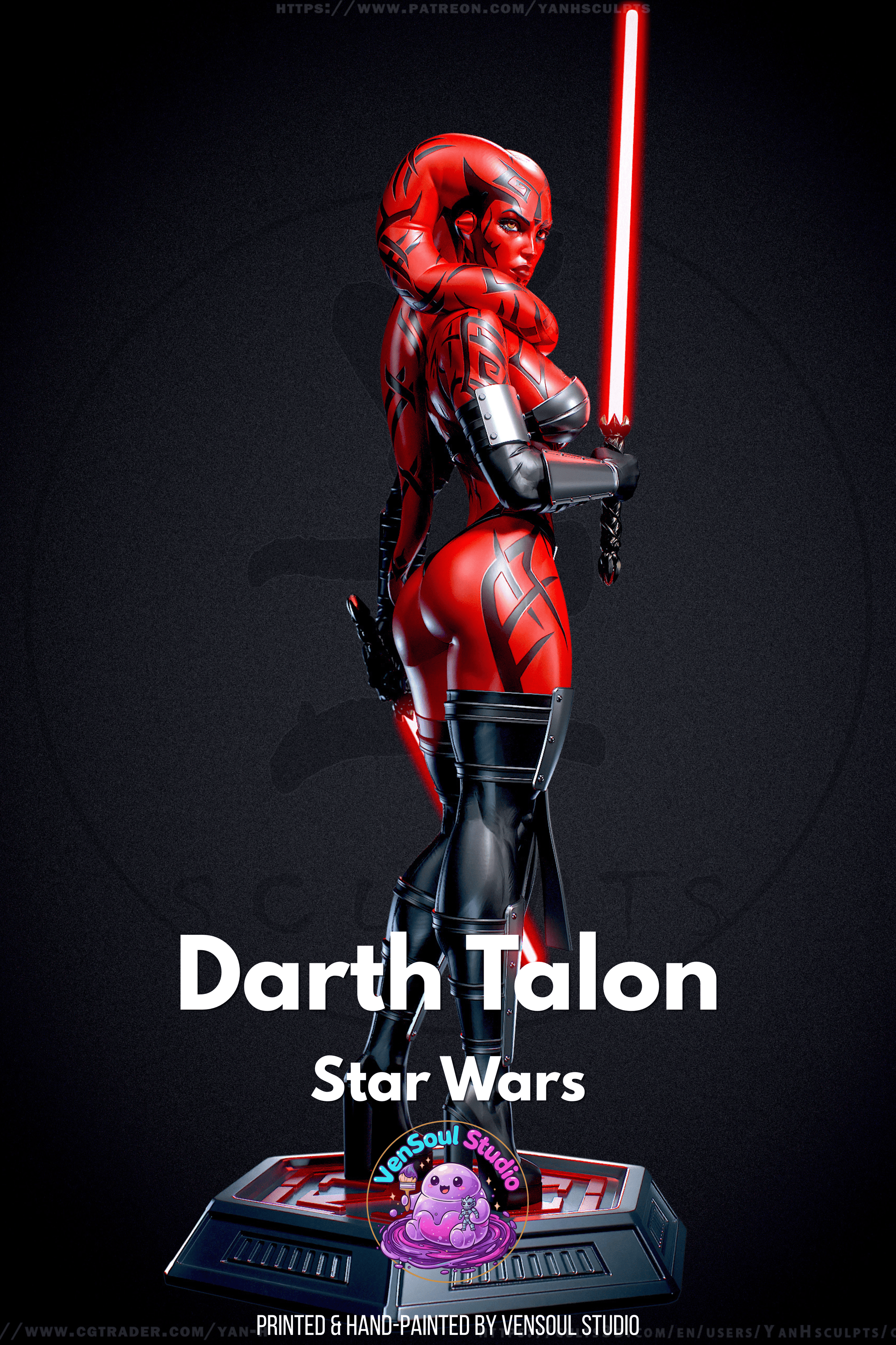 The Crimson Sith Statue