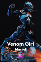 Venom Girl Statue