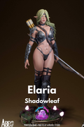 Elaria Shadowleaf Statue