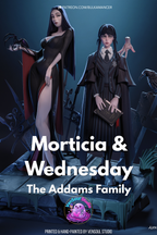 Gothic Duo Statue