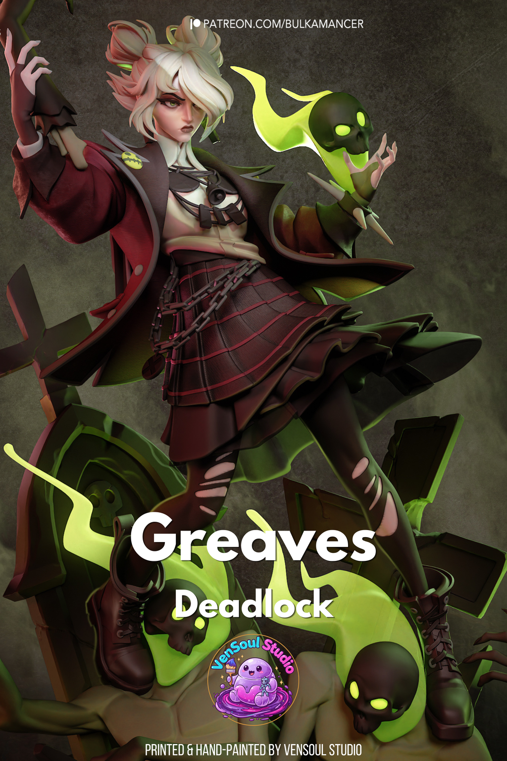 Graveborn Hex Statue