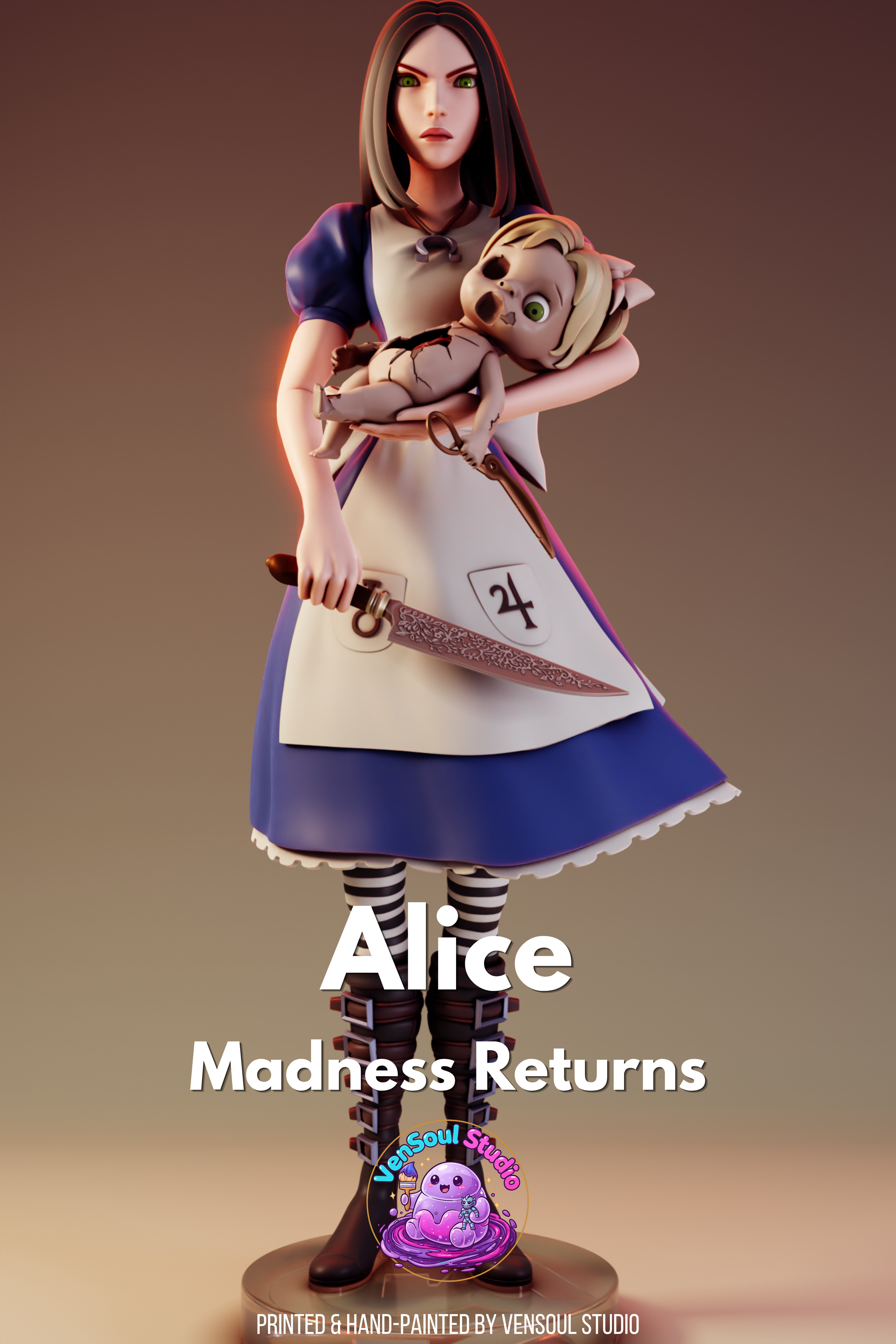 Wonderland Asylum Statue