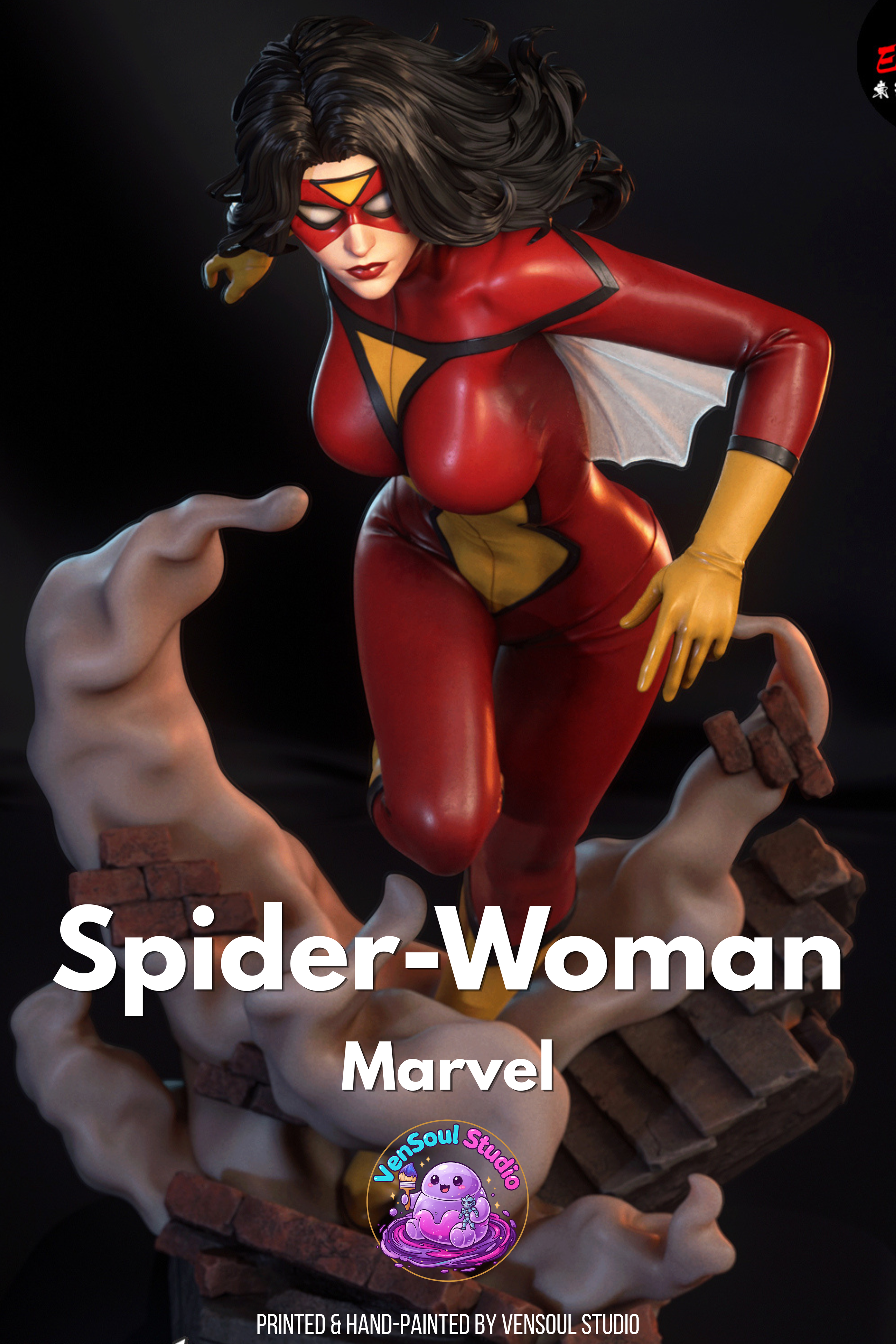 The Scarlet Arachne Statue