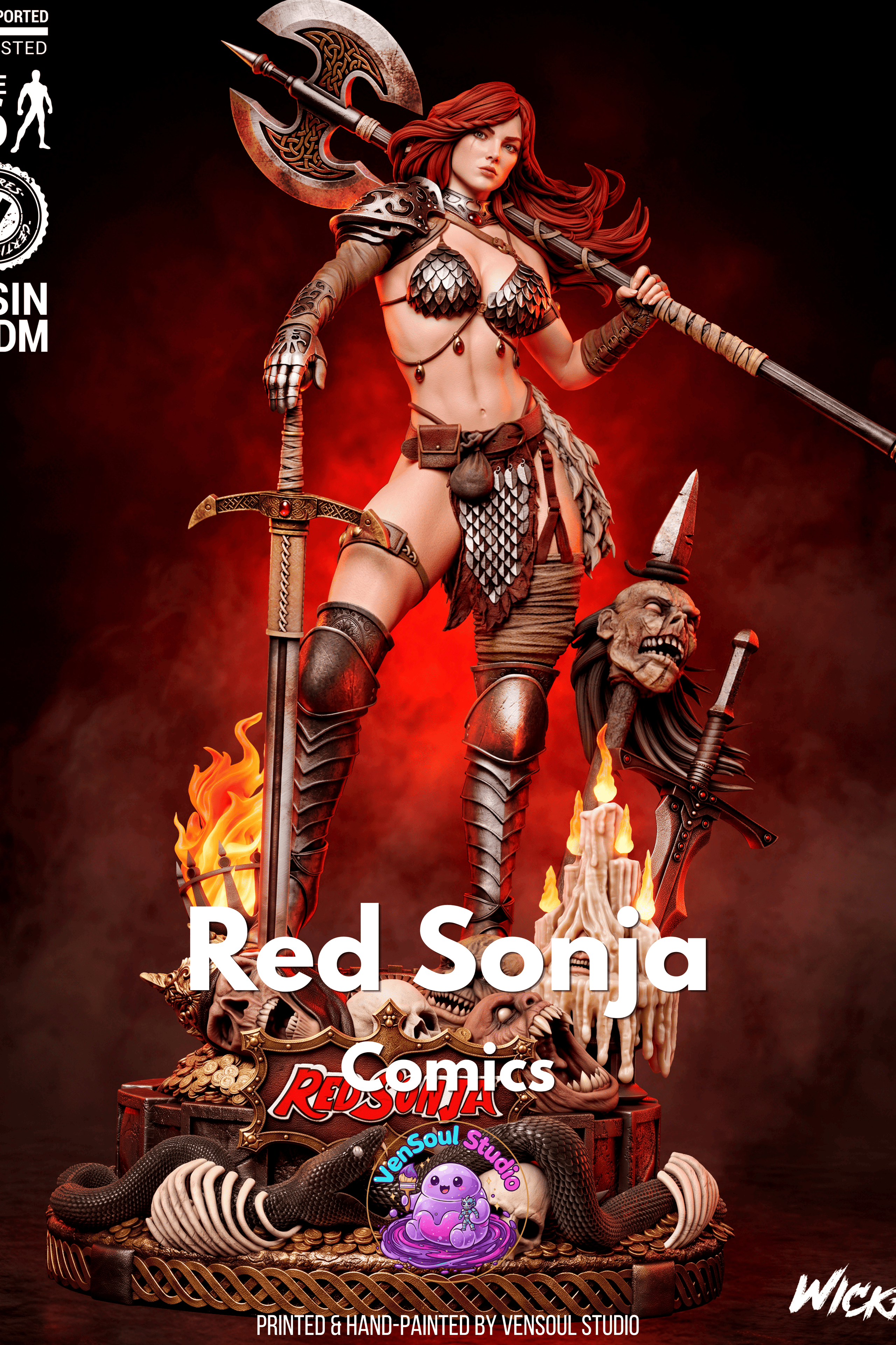 The Hyborian Flame Statue