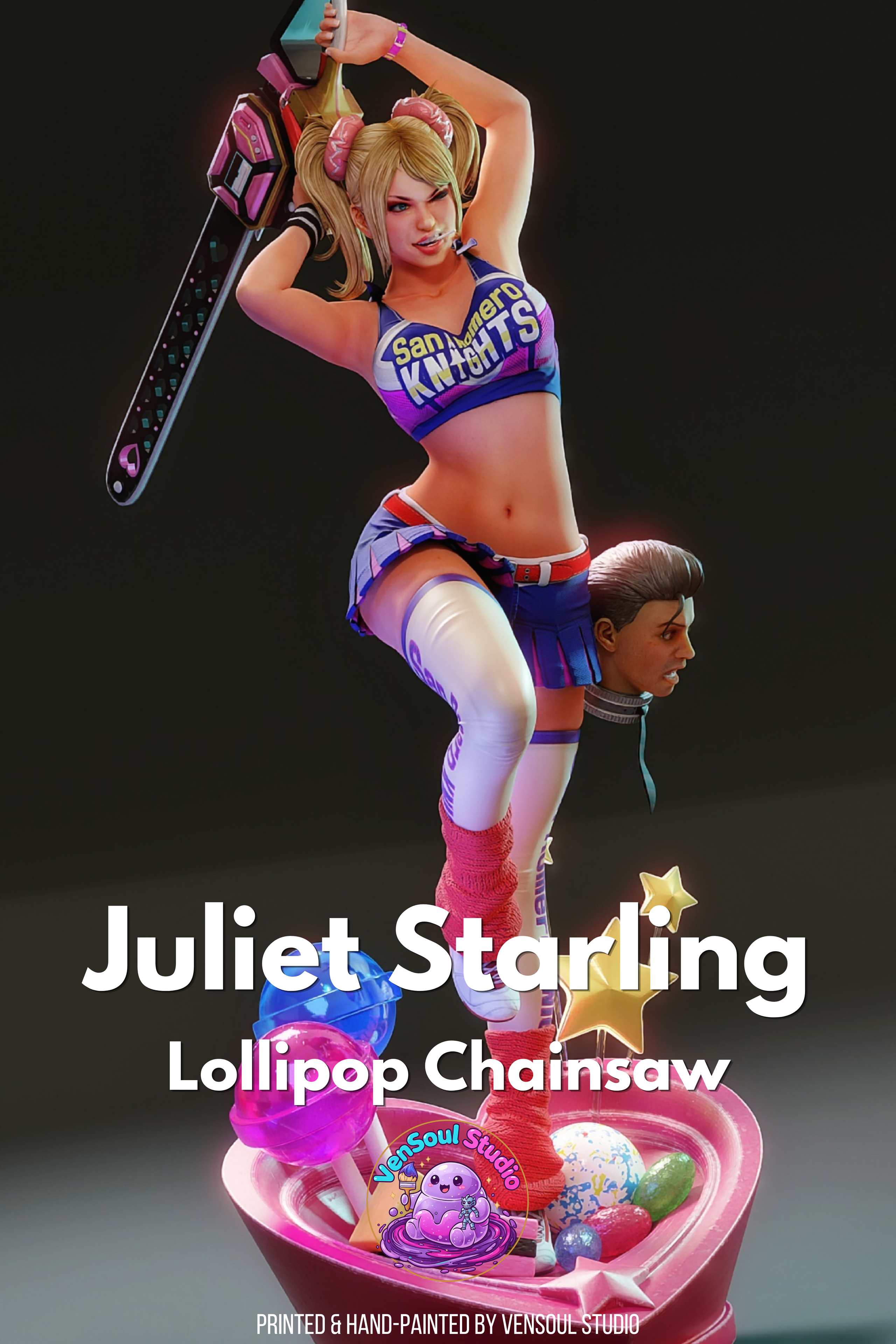 Sugarblade Cheerleader Statue