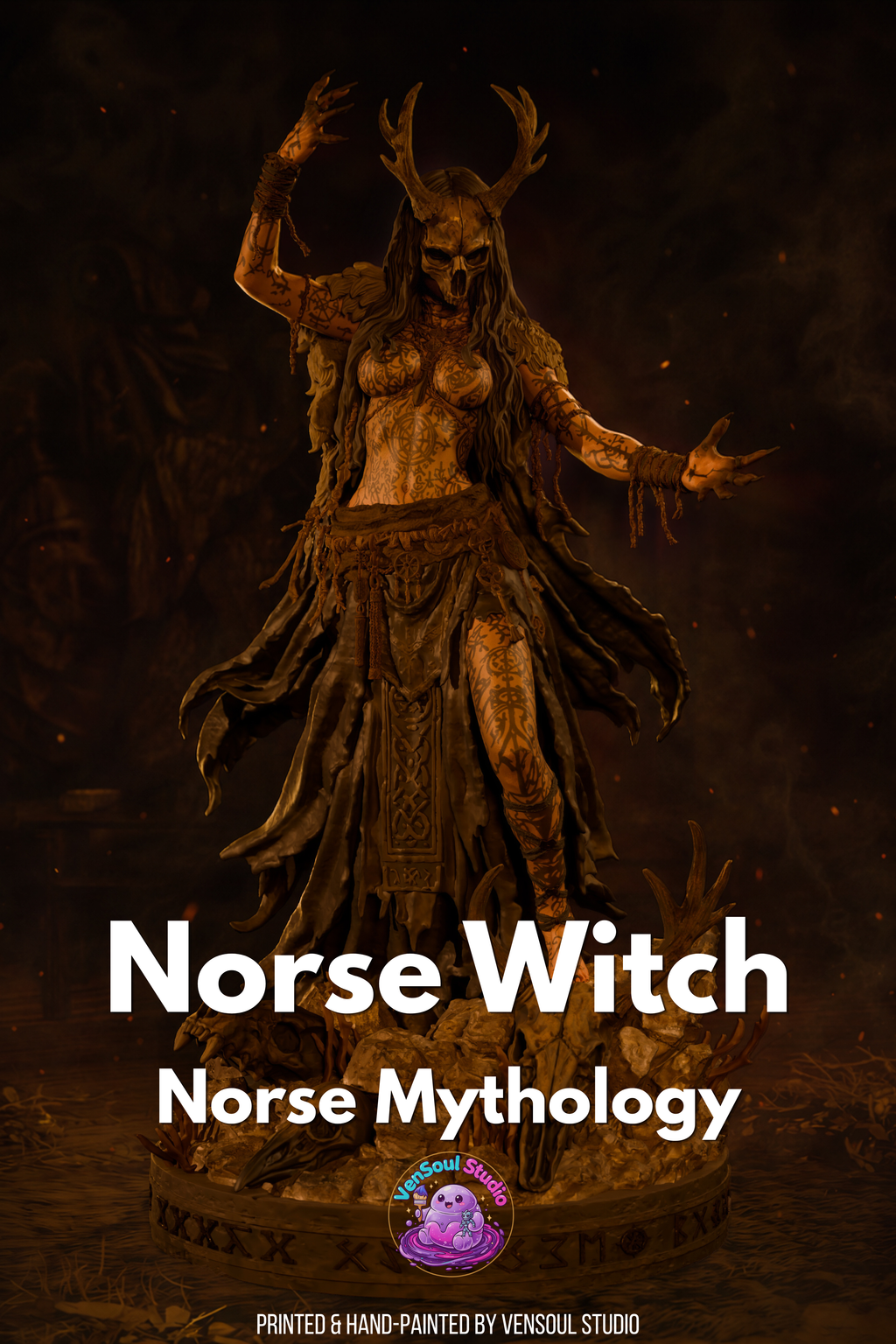 Norse Witch Statue