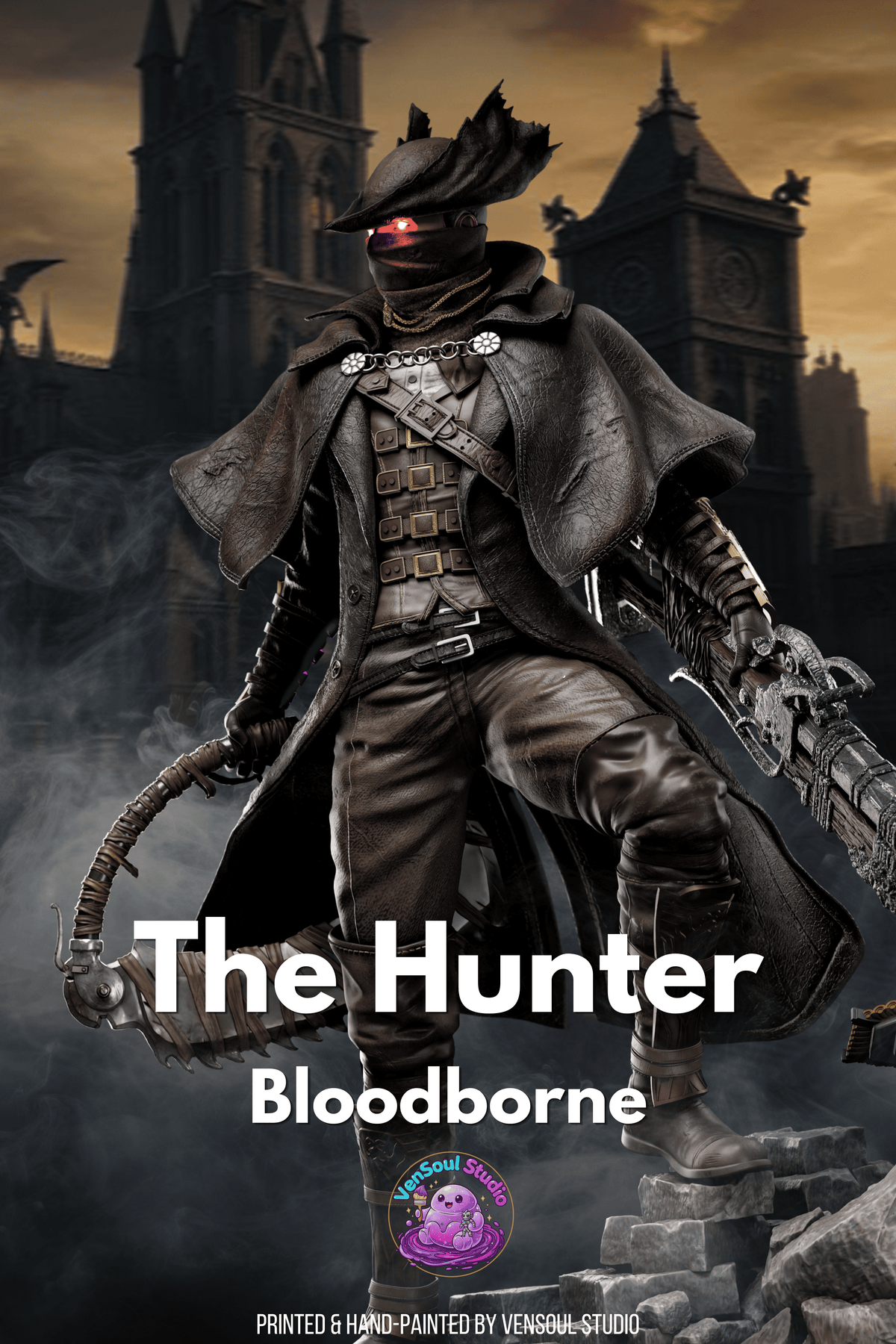 Paleblood Hunter Statue