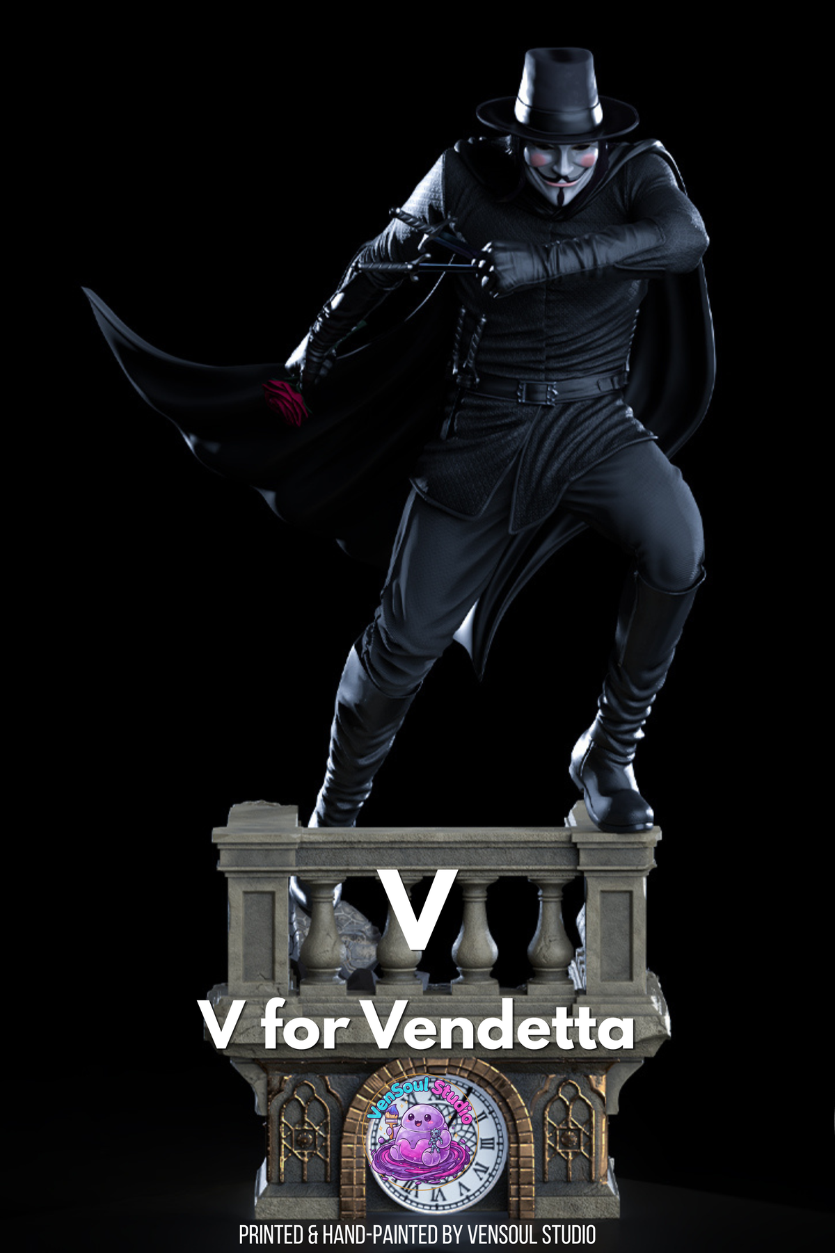 Voice of Vendetta Statue