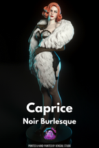 Caprice Noir Burlesque Statue