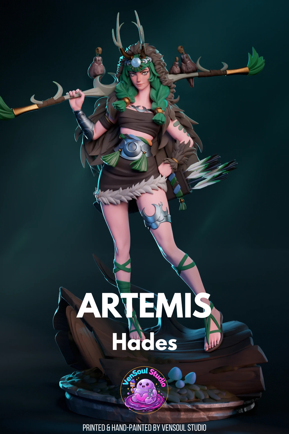 Moonlit Huntress Statue