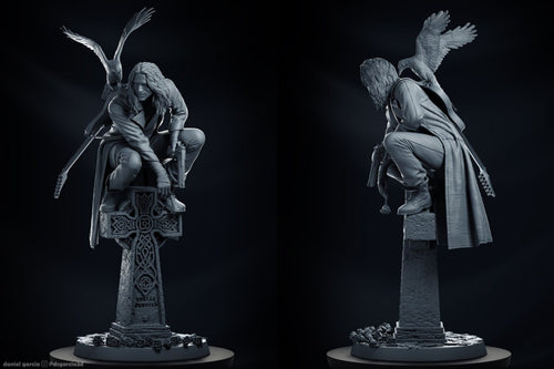 Dark Gothic Avenger Statue