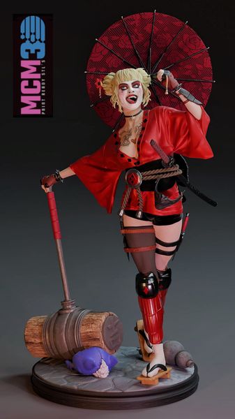 The Crimson Geisha Statue