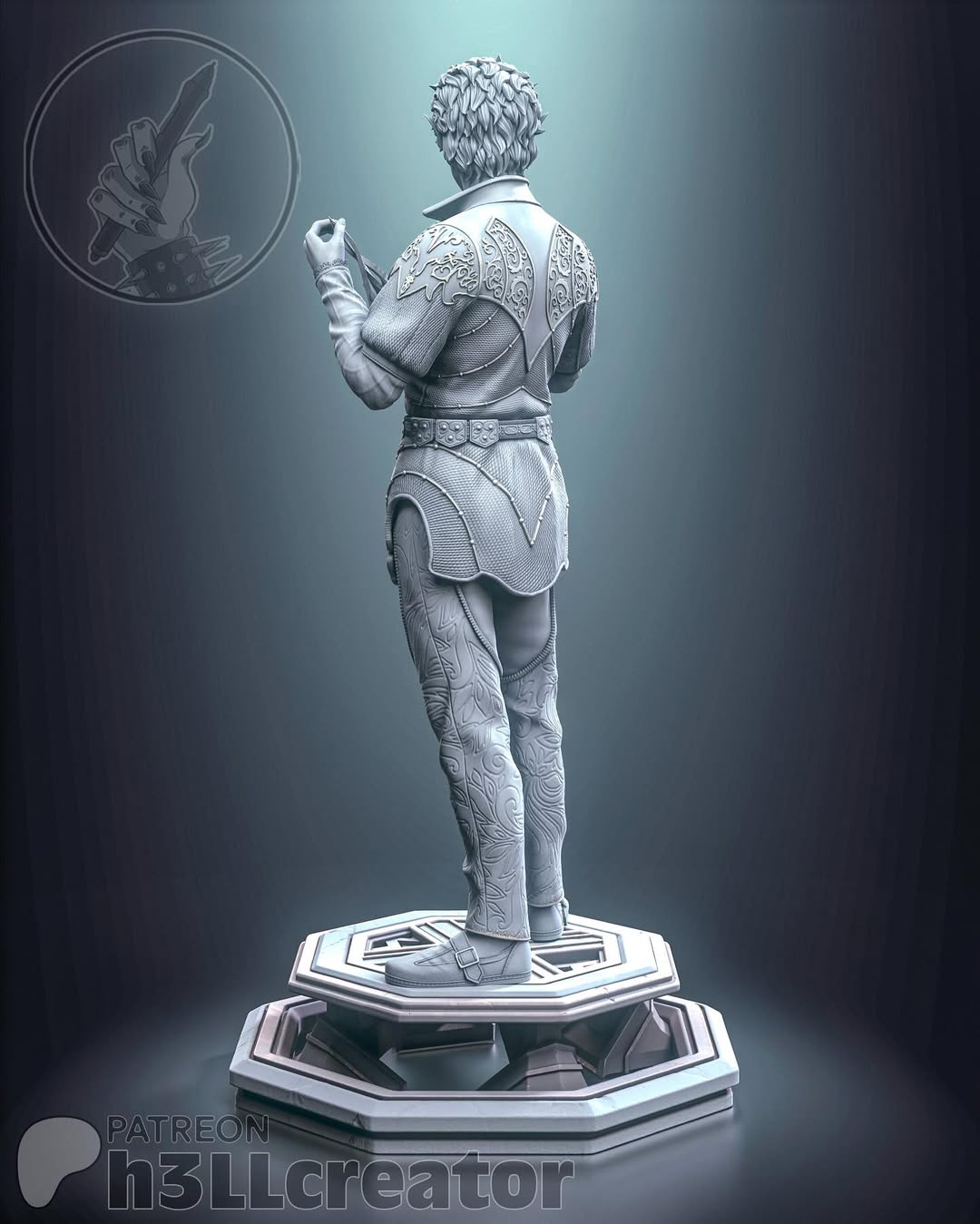 Vampire Noble Rogue Statue