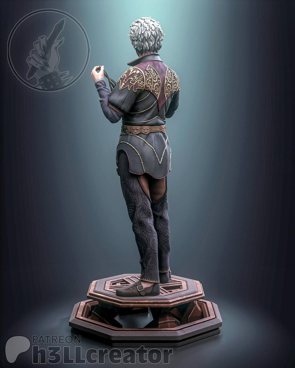 Vampire Noble Rogue Statue
