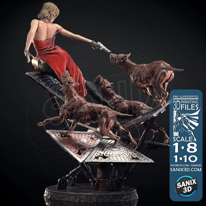 The Umbrella Survivor Statue