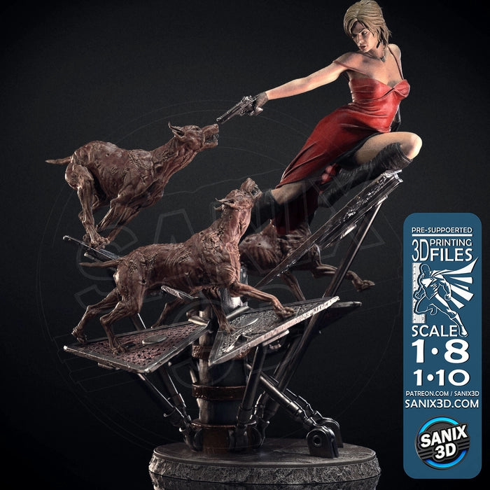 The Umbrella Survivor Statue