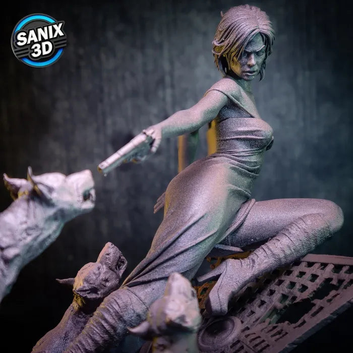 The Umbrella Survivor Statue
