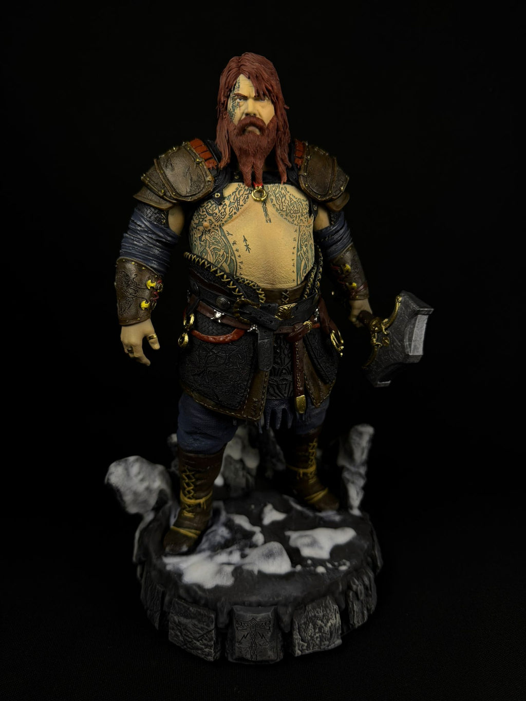 Norse Thunder God Figure