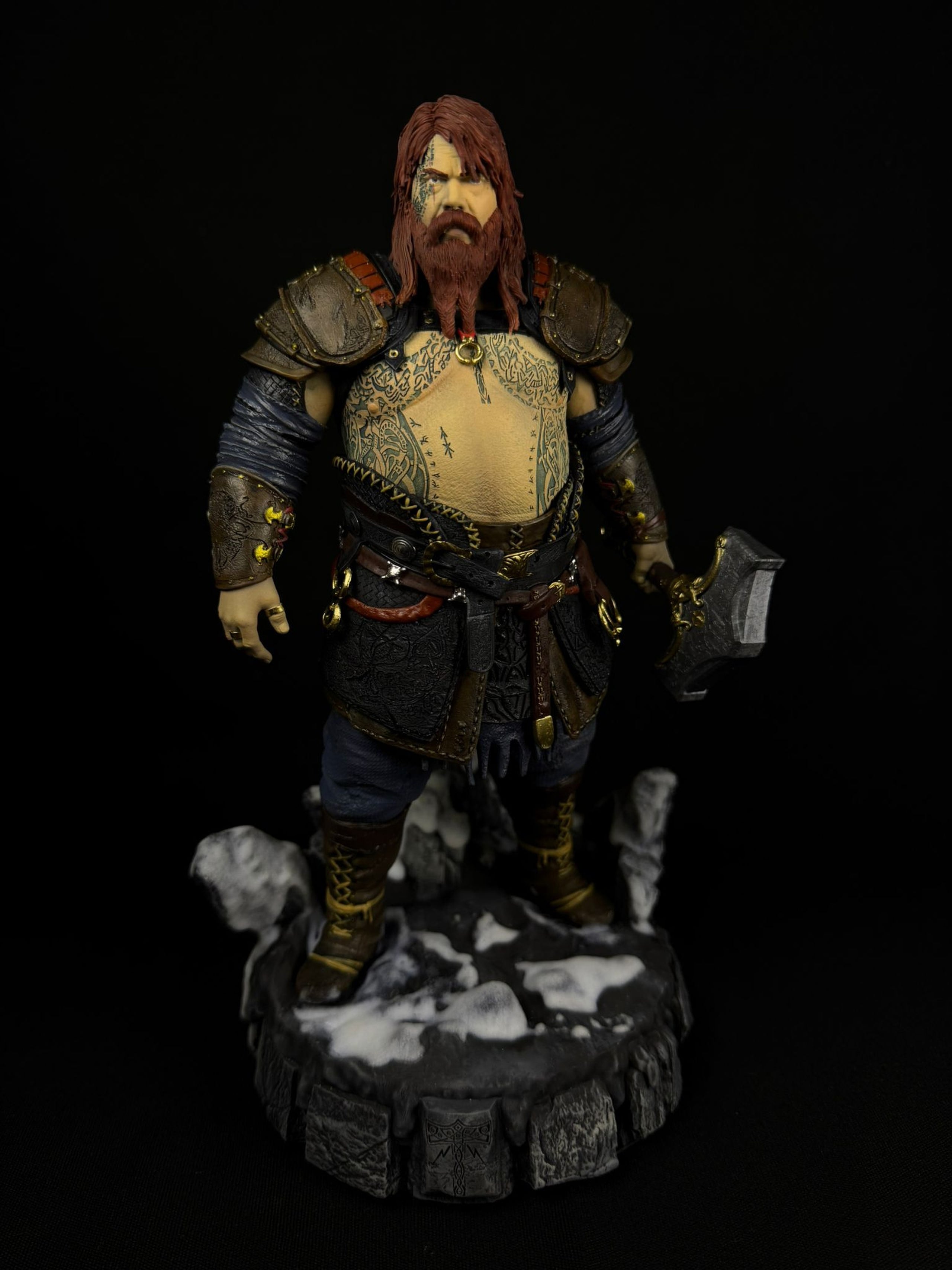 Norse Thunder God Figure